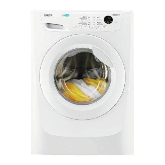 Zanussi ZWF 71663W Gebruiksaanwijzing