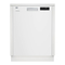 Beko DUT25401W, DUT25401X, DUT25401B - Frontbediening, vaatwasser met verzonken handgreep, 5 programma's - handleiding