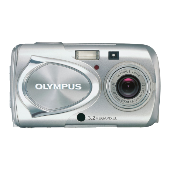 Olympus Stylus 300 DIGITAL Korte Handleiding