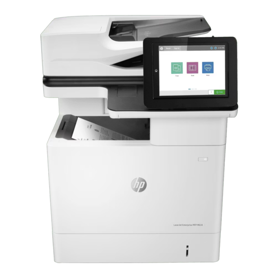 HP LaserJet Enterprise MFP M634 Series Gebruikershandleiding