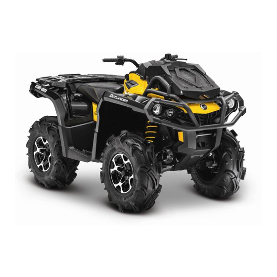 BRP can-am OUTLANDER 650 X mr 2014 Gebruikershandleiding