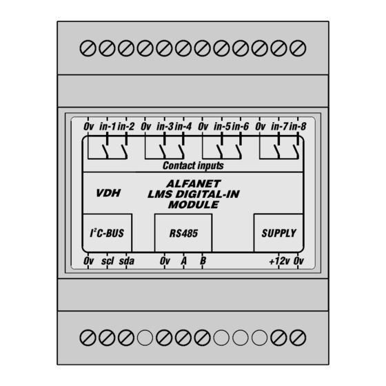 VDH Products Do011821 LMS Gebruiksaanwijzing