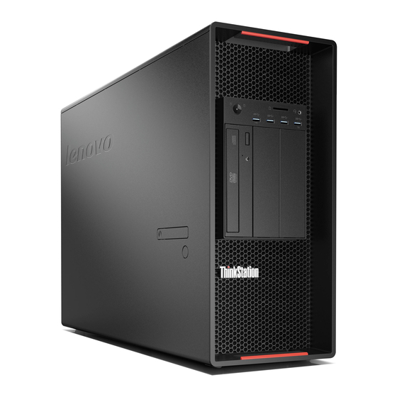 Lenovo ThinkStation P900 Gebruikershandleiding