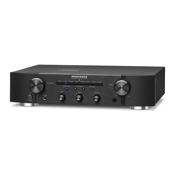 Marantz PM6006 Gebruiksaanwijzing