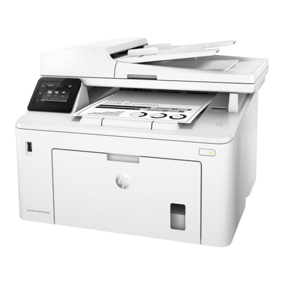 HP LaserJet Pro MFP M227 Gebruikershandleiding