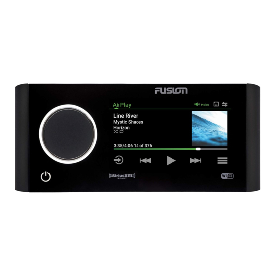 Garmin FUSION APOLLO MS-RA770 Gebruikershandleiding