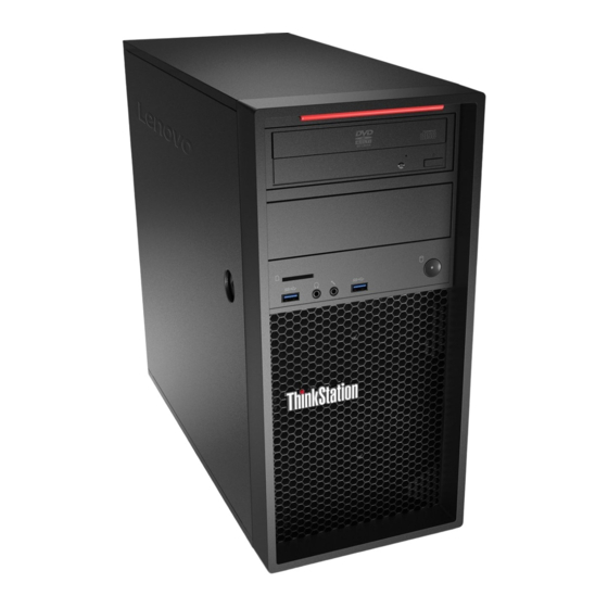 Lenovo ThinkStation P410 Gebruikershandleiding