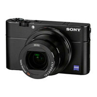 Sony Cyber-shot DSC-RX100 Gebruikershandleiding