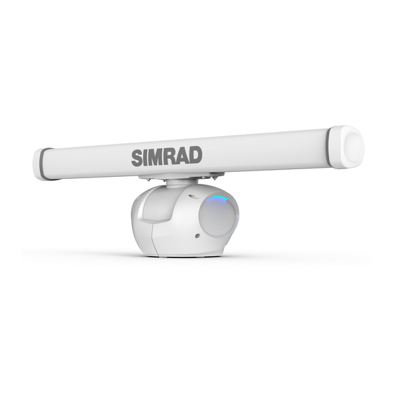 Simrad HALO 2000 Series Installatiehandleiding