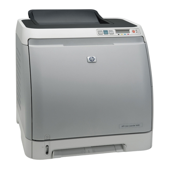 HP Color LaserJet 1600 Gebruikershandleiding