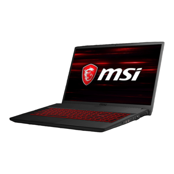 MSI ms-17f4 Gebruikershandleiding