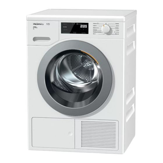 Miele TCF 620 WP Gebruiksaanwijzing