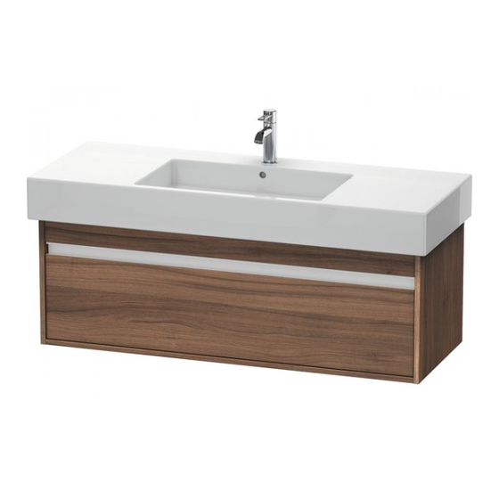 DURAVIT Ketho KT 6692 Montagehandleiding