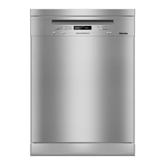 Miele G 6720 Gebruiksaanwijzing