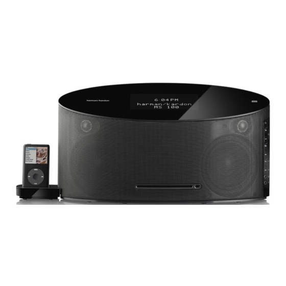 Harman Kardon MS 100 Handleiding