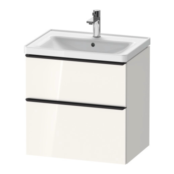 DURAVIT D-Neo DE 4354 Montagehandleiding