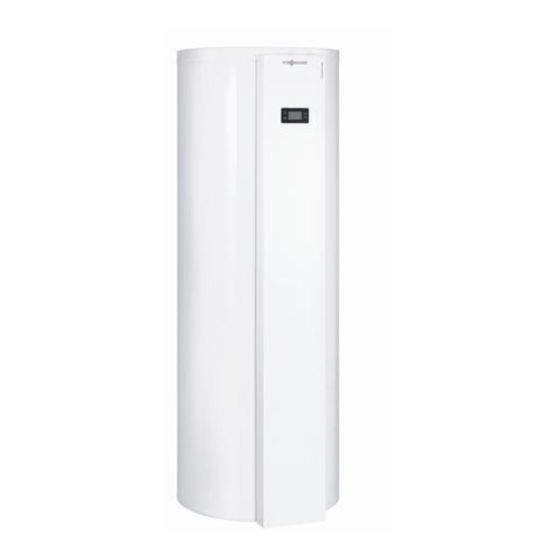 Viessmann VITOCAL 060-A T0E-ze Bedieningshandleiding