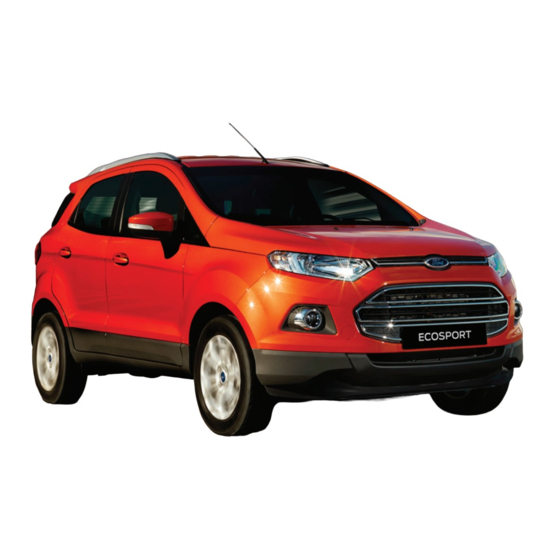 Ford ECOSPORT 2014 Instructieboekje