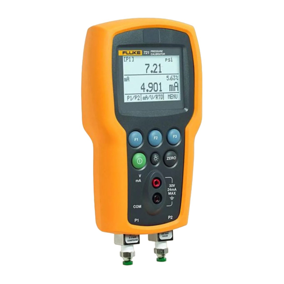 Fluke 721 Gebruiksaanwijzing