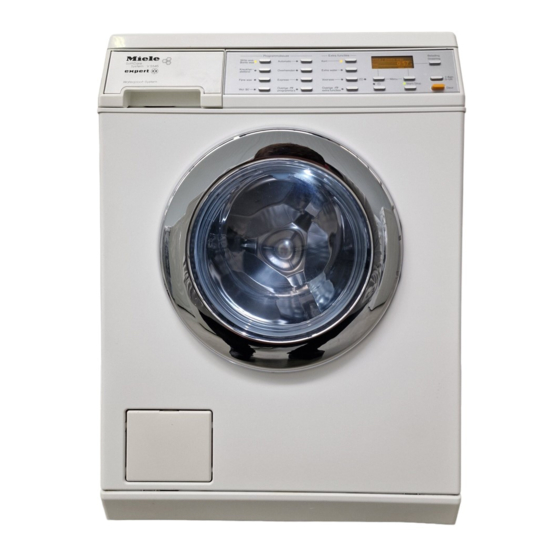 Miele W 5973 WPS Gebruiksaanwijzing