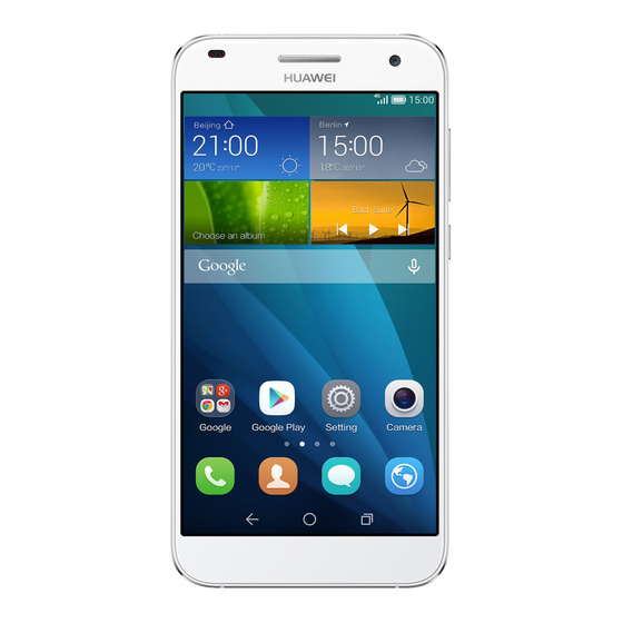 Huawei Ascend G7 Gebruikershandleiding