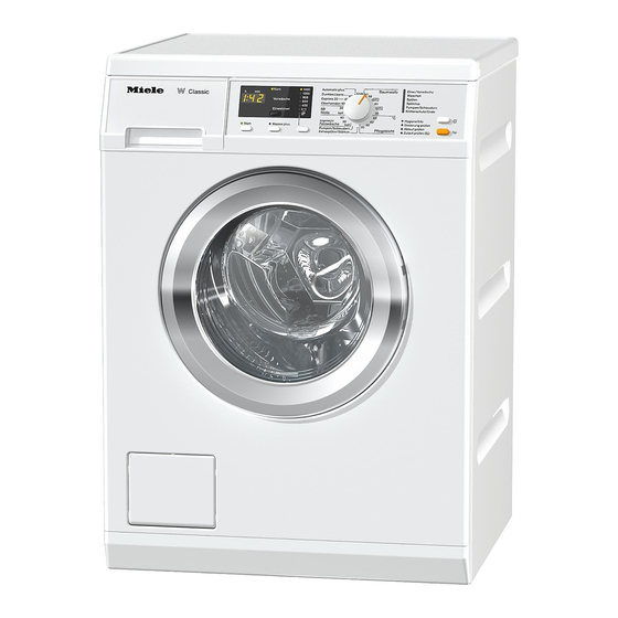 Miele WDA 110 Gebruiksaanwijzing