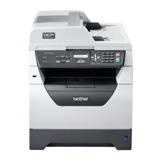 Brother DCP-8070D Installatiehandleiding