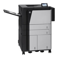 HP LaserJet Enterprise M806 Gebruikershandleiding