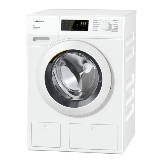 Miele WCD 670 Gebruiksaanwijzing