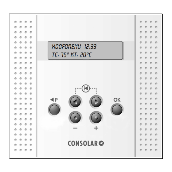 Consolar TR-CONTROL 601 Montage- En Gebruikshandleiding