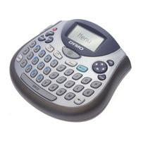 Dymo LetraTag LT-100T Gebruikershandleiding