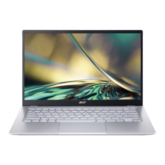 Acer Swift Go 14 Gebruikershandleiding