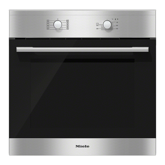 Miele H2160B Gebruiks- En Montagehandleiding