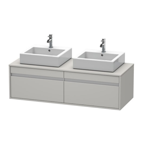 DURAVIT Ketho KT 6697 L Montagehandleiding