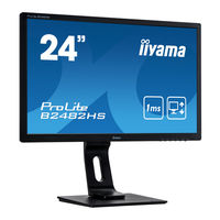 Iiyama ProLite E2482HS Gebruikershandleiding