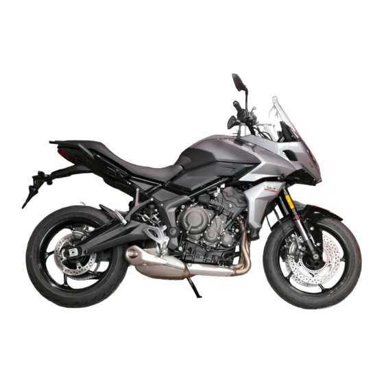 Triumph Trident 2021 Gebruikershandleiding