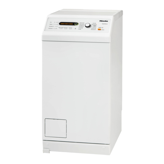 Miele WW 690 WPM Gebruiksaanwijzing