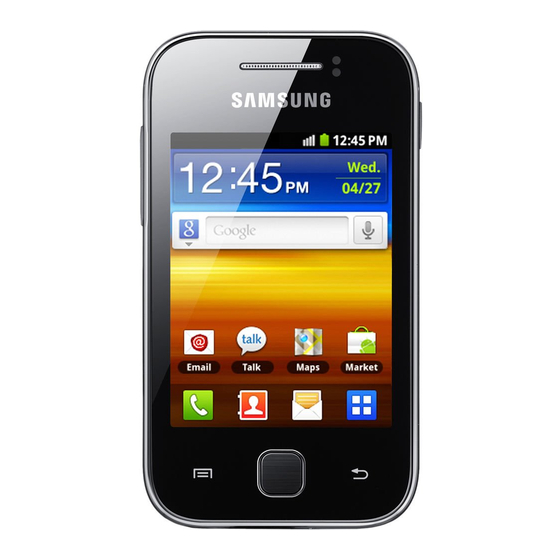 Samsung Galaxy Y Young GT-S5360 Gebruiksaanwijzing