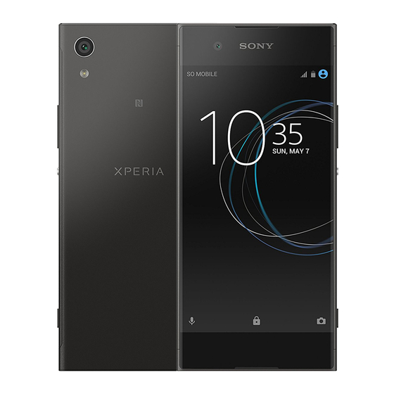 Sony Xperia XA1 G3112 Gebruikershandleiding