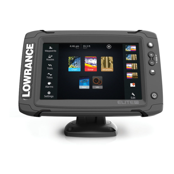 Lowrance ELITE Ti Installatiehandleiding