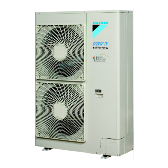 Daikin VRV IV-S RXYSQ4T7V1B Uitgebreide Handleiding Voor De Installateur En De Gebruiker