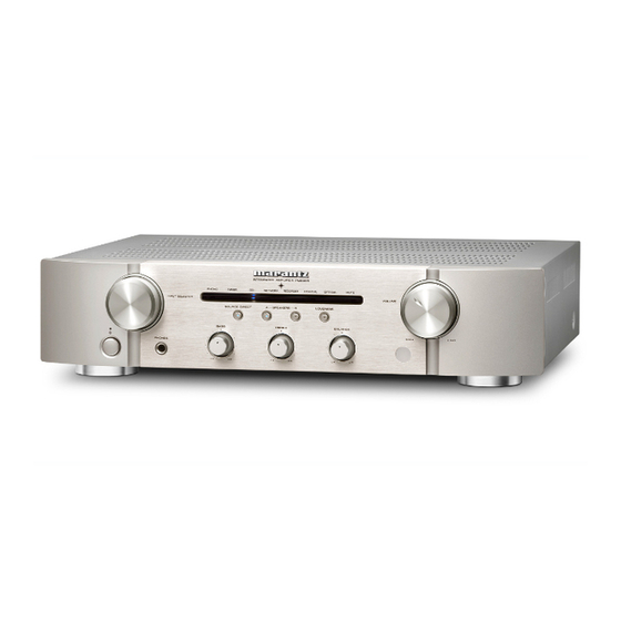 Marantz PM6005 Gebruiksaanwijzing