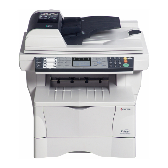 Kyocera FS-1118MFP Installatiehandleiding