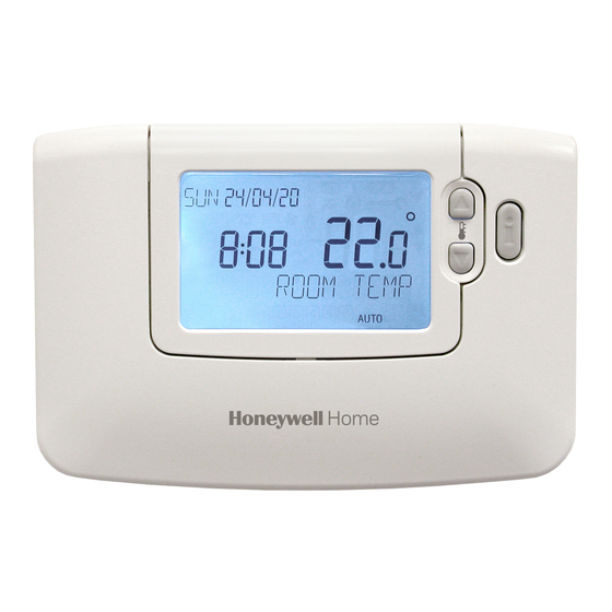 Honeywell Home Chronotherm Installatievoorschrift