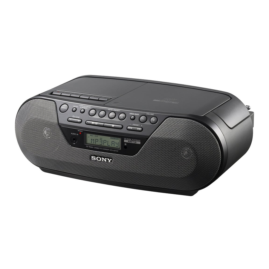 Sony CFD-S07CP