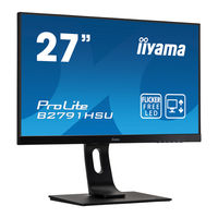 Iiyama ProLite E2791HSU Gebruikershandleiding