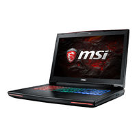 MSI gt72vr Gebruikershandleiding