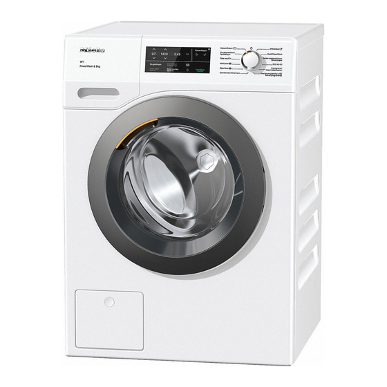 Miele WCG 370 Gebruiksaanwijzing