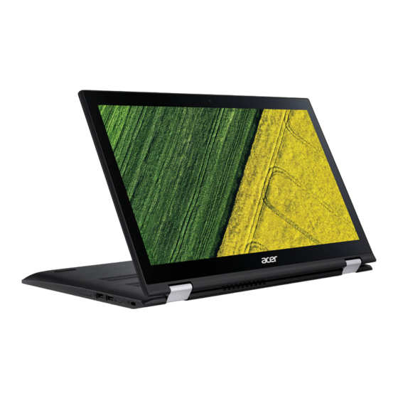 Acer Spin 3 Gebruikershandleiding