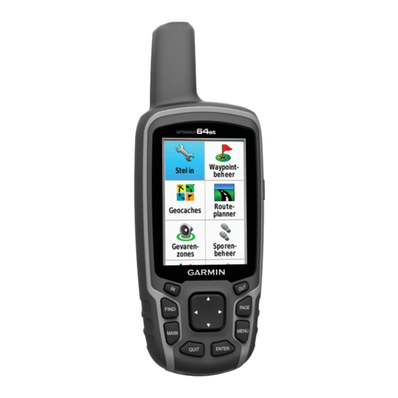 Garmin GPSMAP 64 Gebruikershandleiding